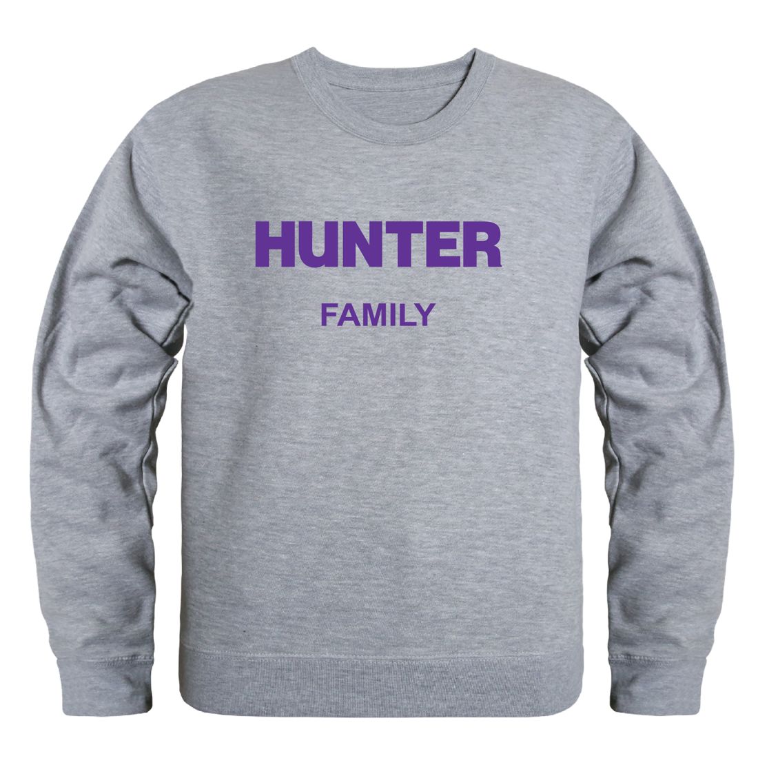 Hunter College Hawks Family Fleece Crewneck Pullover Sweatshirt