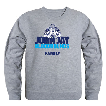 John Jay College of Criminal Justice Bloodhounds Family Fleece Crewneck Pullover Sweatshirt