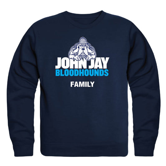 John Jay College of Criminal Justice Bloodhounds Family Fleece Crewneck Pullover Sweatshirt