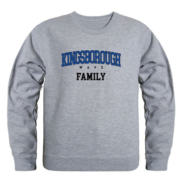 Kingsborough Community College The Wave Family Fleece Crewneck Pullover Sweatshirt