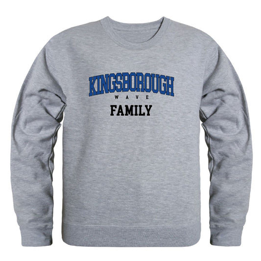 Kingsborough Community College The Wave Family Fleece Crewneck Pullover Sweatshirt