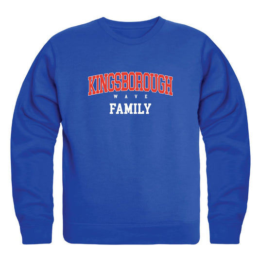 Kingsborough Community College The Wave Family Fleece Crewneck Pullover Sweatshirt
