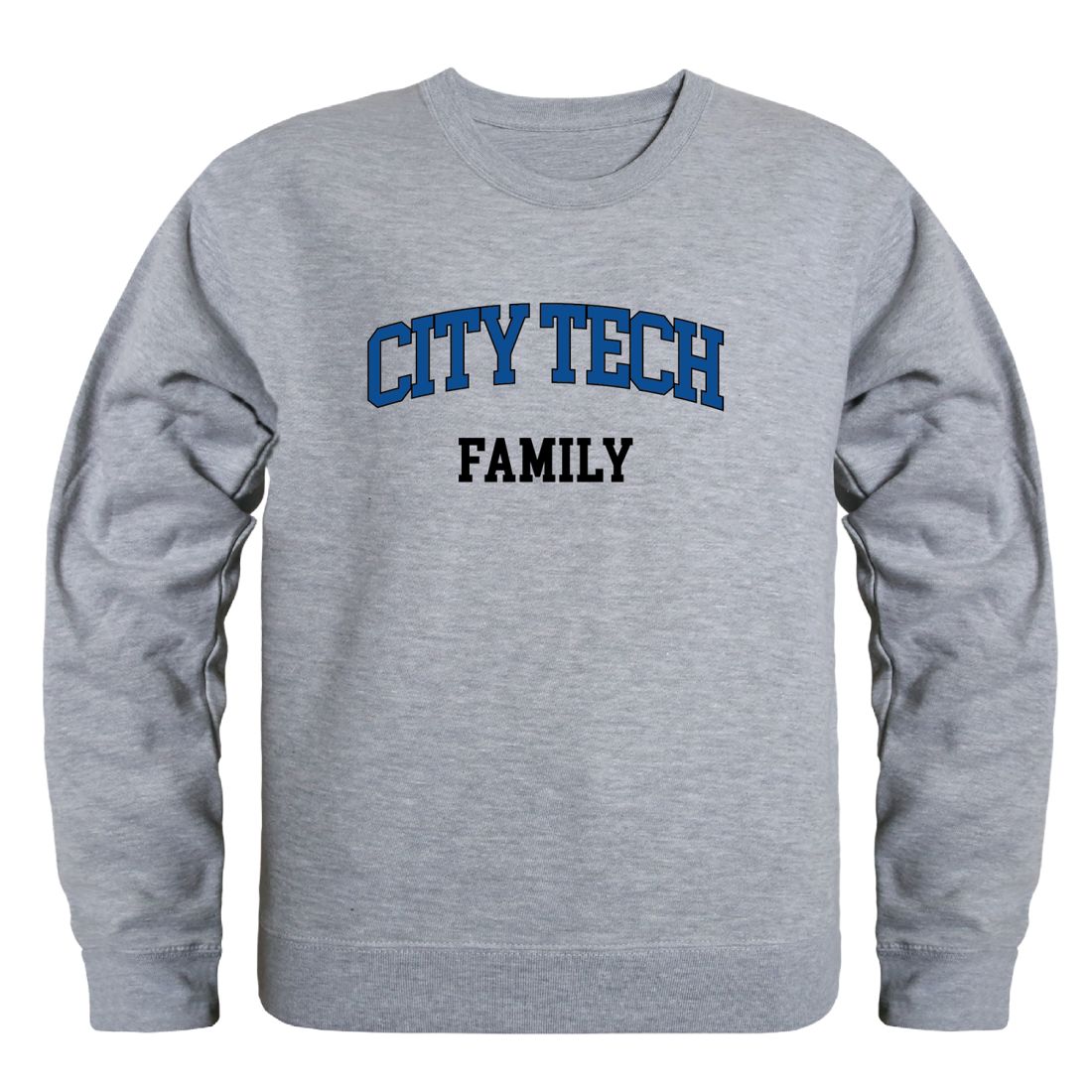 New York City College of Technology Yellow Jackets Family Fleece Crewneck Pullover Sweatshirt