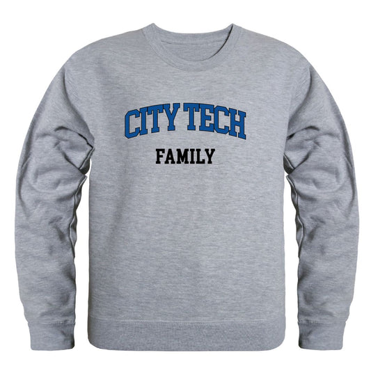 New York City College of Technology Yellow Jackets Family Fleece Crewneck Pullover Sweatshirt