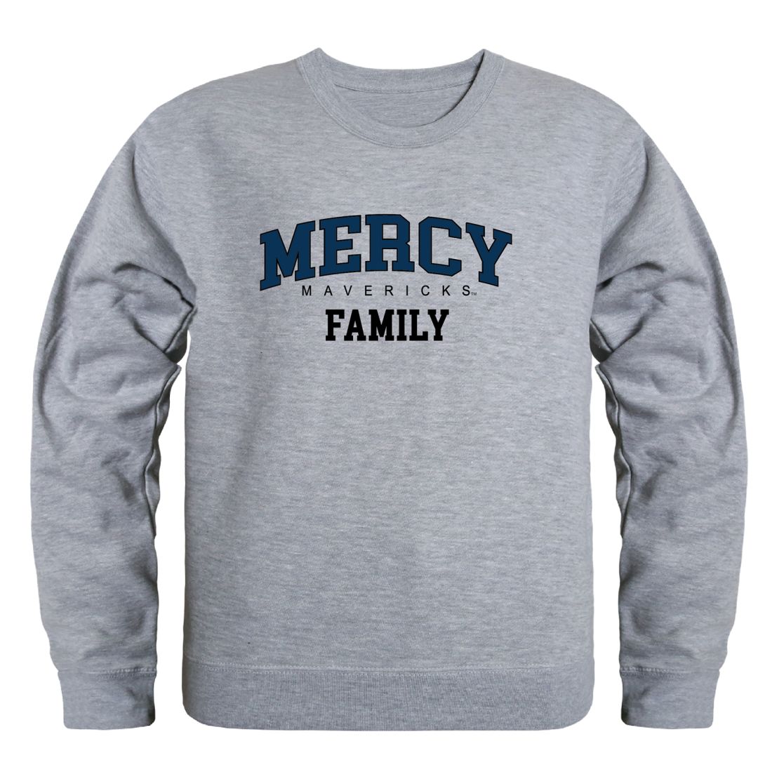 Mercy College Mavericks Family Fleece Crewneck Pullover Sweatshirt