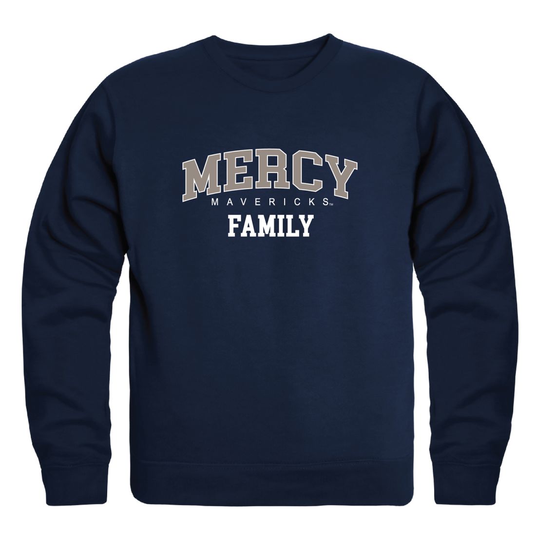 Mercy College Mavericks Family Fleece Crewneck Pullover Sweatshirt