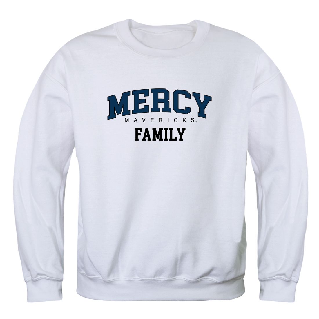 Mercy College Mavericks Family Fleece Crewneck Pullover Sweatshirt