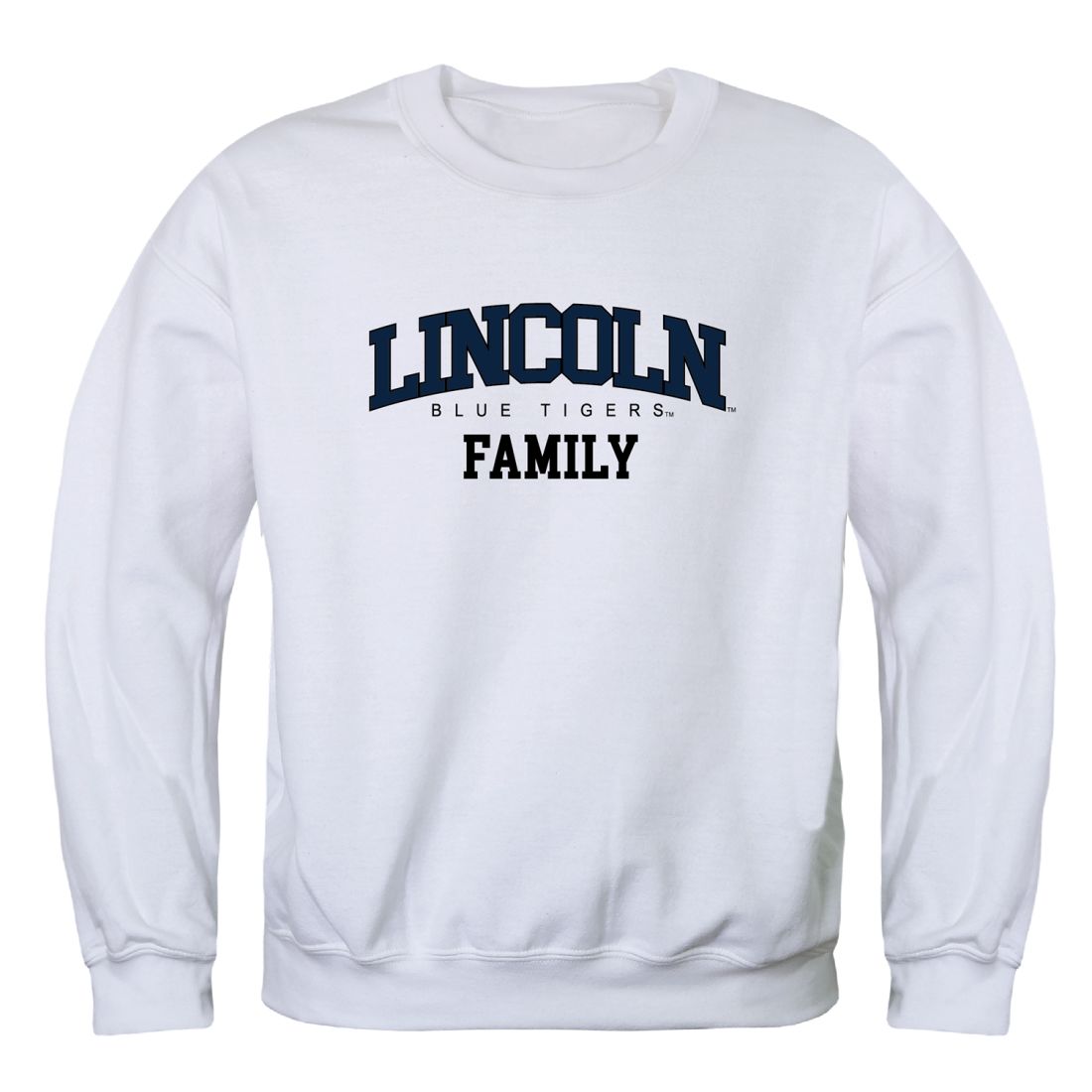 Lincoln University Blue Tigers Family Fleece Crewneck Pullover Sweatshirt