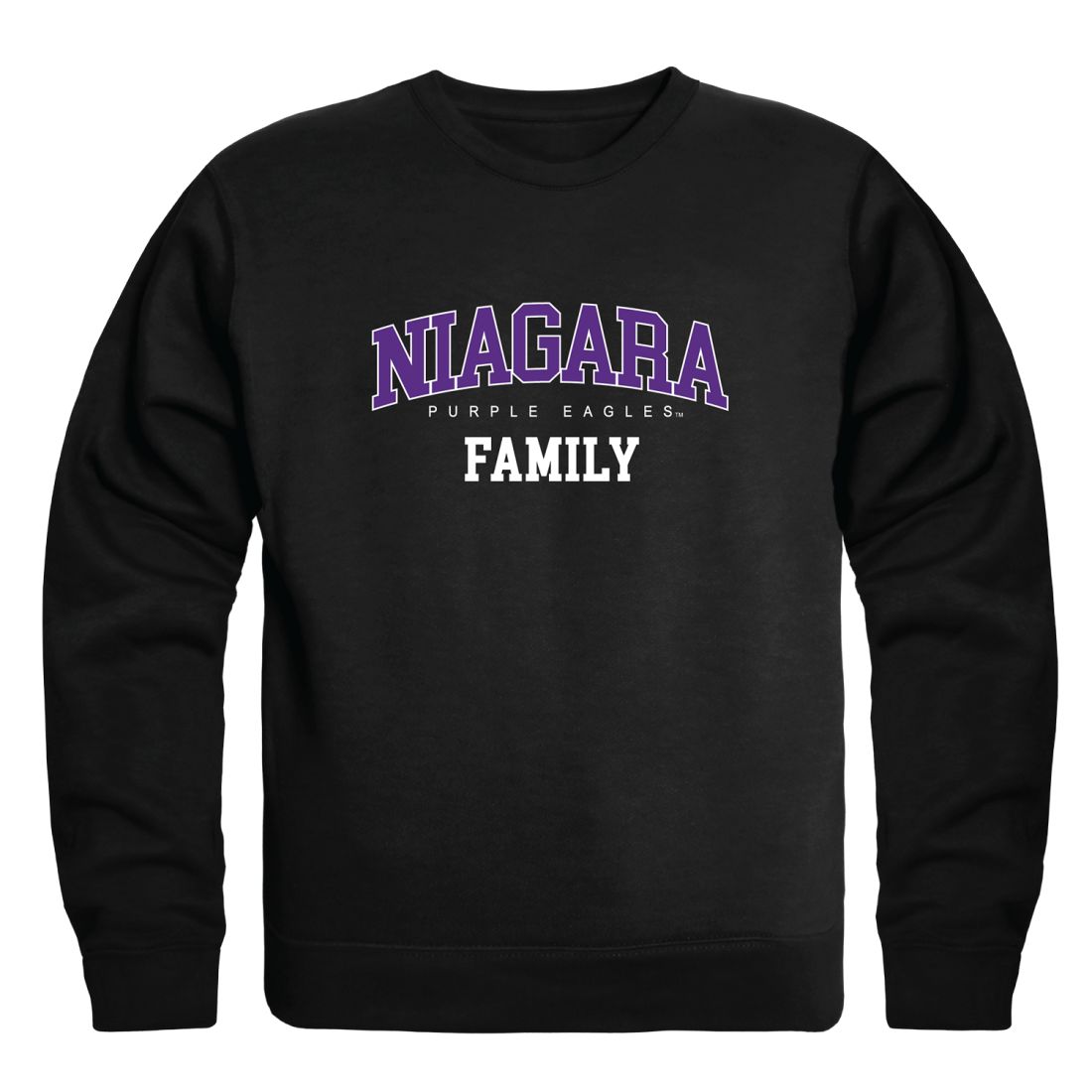 Niagara University Purple Eagles Family Fleece Crewneck Pullover Sweatshirt