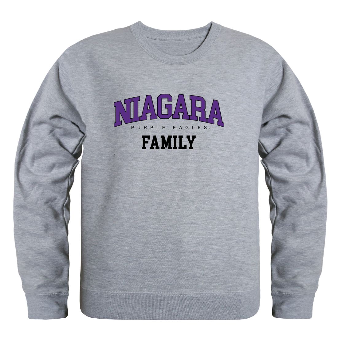 Niagara University Purple Eagles Family Fleece Crewneck Pullover Sweatshirt
