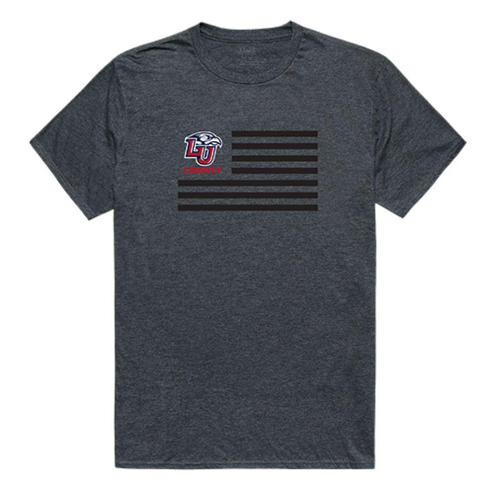 Liberty University Flames NCAA Flag Tee T-Shirt