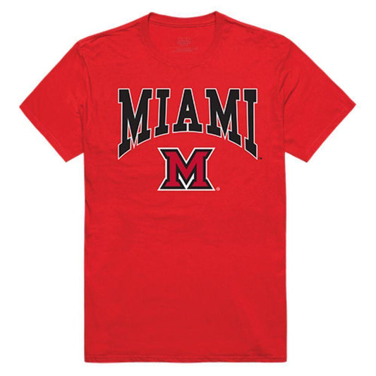 Miami University RedHawks NCAA Athletic Tee T-Shirt Red