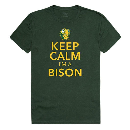 North Dakota State University Bison Thundering Herd NCAA Keep Calm Tee T-Shirt
