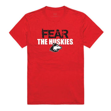 NIU Northern Illinois University Huskies NCAA Fear Tee T-Shirt Red