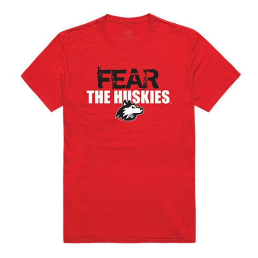 NIU Northern Illinois University Huskies NCAA Fear Tee T-Shirt Red