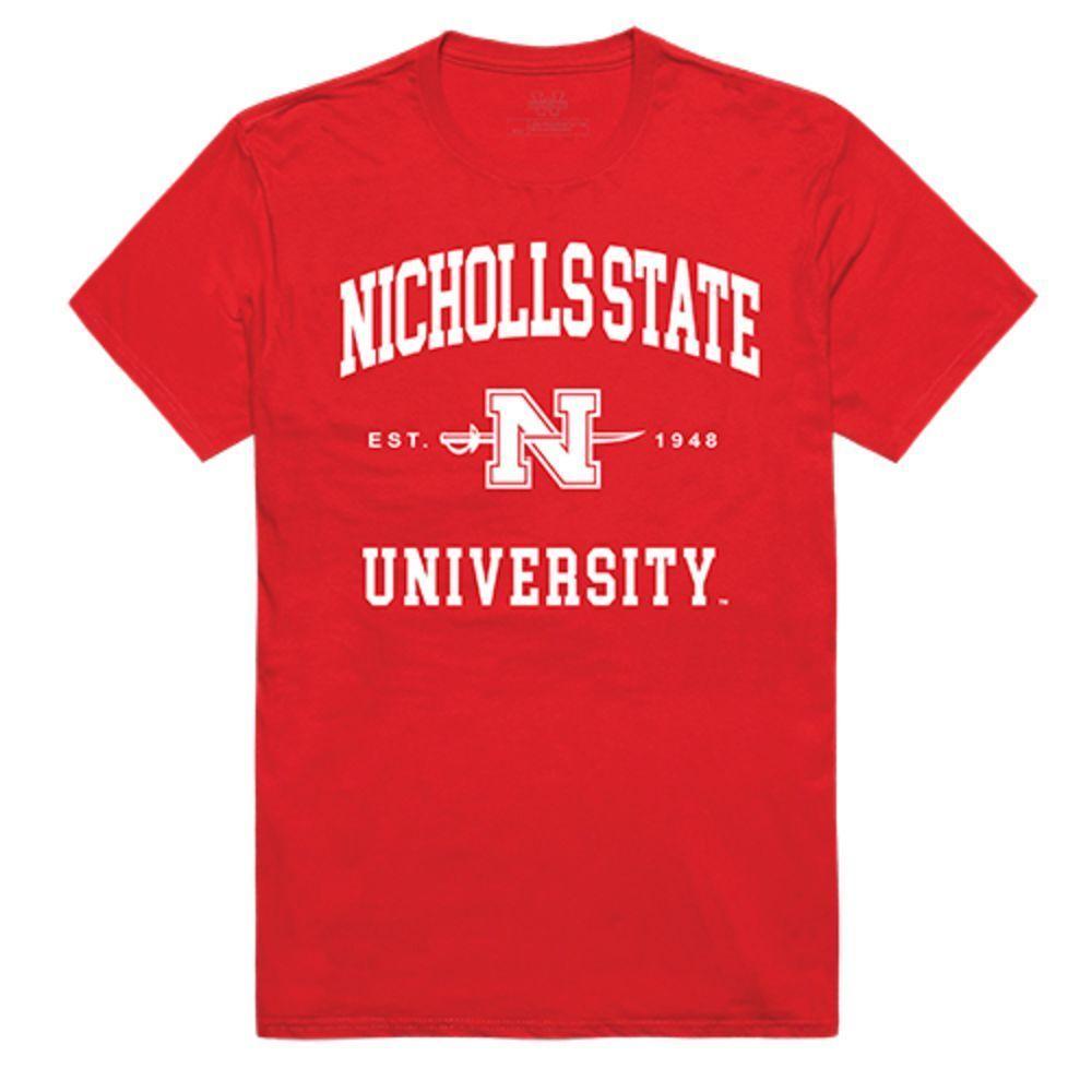Nicholls State University Colonels NCAA Seal Tee T-Shirt Red