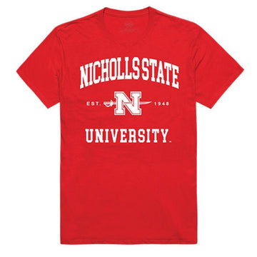 Nicholls State University Colonels NCAA Seal Tee T-Shirt Red