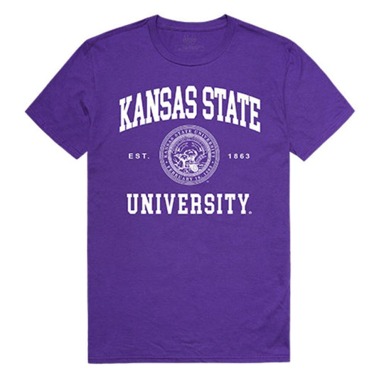 Kansas State University Wildcats NCAA Seal Tee T-Shirt Purple