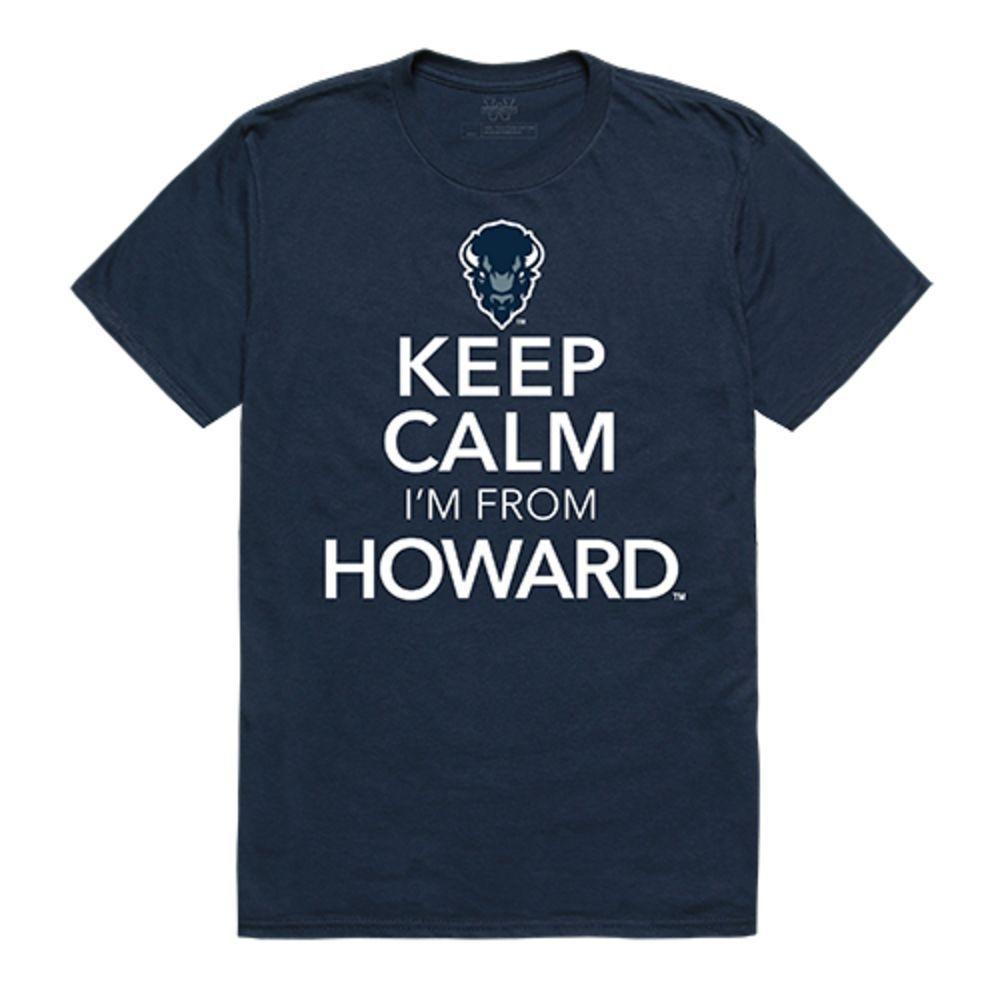 Howard University Bison NCAA Keep Calm Tee T-Shirt