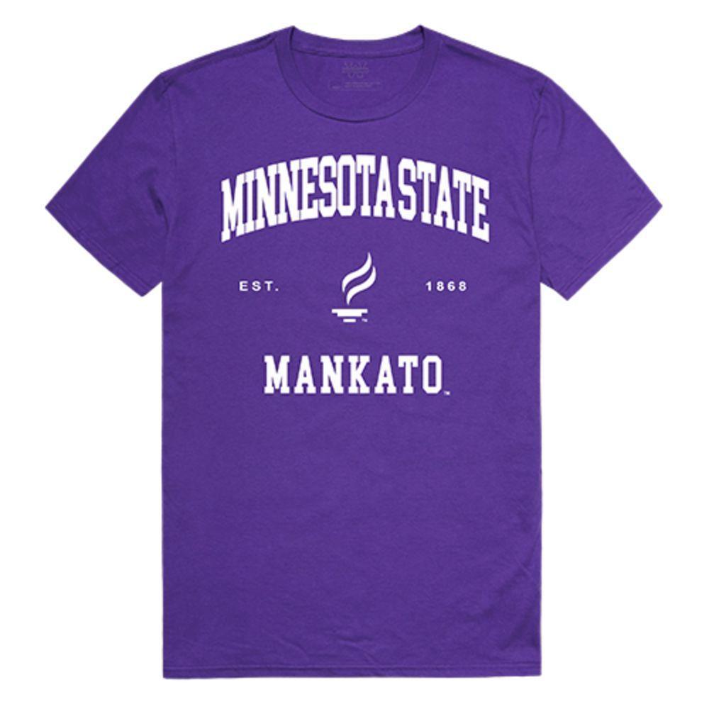 Minnesota State University Mankato Mavericks NCAA Seal Tee T-Shirt Purple