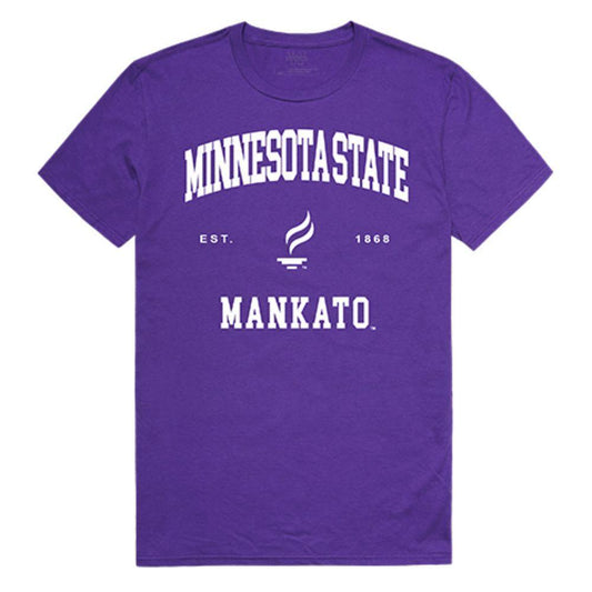 Minnesota State University Mankato Mavericks NCAA Seal Tee T-Shirt Purple