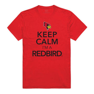 Illinois State University Redbirds NCAA Keep Calm Tee T-Shirt Red