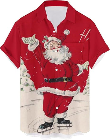 2025 Christmas Jolly Santa Holiday Hawaiian Shirt – Moonbestprint