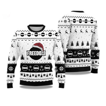 2026 Christmas Freedom Charlie Kirk Ugly Sweater Moonbestprint