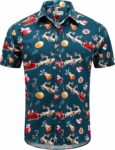 2025 Christmas Hawaiian Shirt Santa Vacation Party Button Down – Moonbestprint