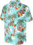 2025 Christmas Tropical Surfing Santa Holiday Hawaiian Shirt – Moonbestprint