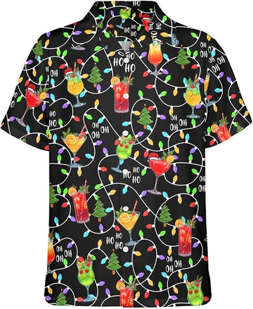 2025 Christmas Fun Fruit Juice with Christmas Lights Hawaiian Shirt – Moonbestprint