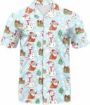 2025 Christmas Smiling Snowman Holiday Hawaiian Shirt – Moonbestprint