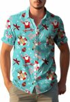 2025 Christmas Jolly Santa with Reindeer Hawaiian Shirt – Moonbestprint