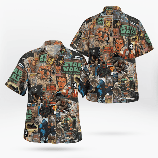Star Wars Vintage Hawaiian Shirt - Moonbestprint