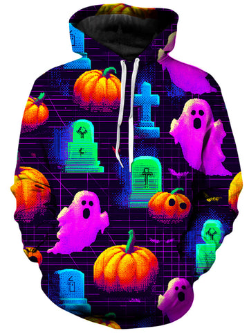 8-Bit Halloween Unisex Hoodie -Moonbestprint