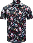 2025 Santa Hawaiian Christmas Shirt - Holiday Button Down for Vacation – Moonbestprint