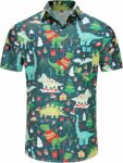 2025 Christmas Dinosaur and Holiday Spirit Hawaiian Shirt – Moonbestprint