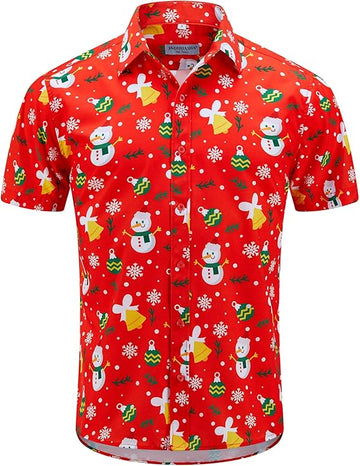 2025 Christmas Hawaiian Shirt – Festive Santa Button Down Vacation Shirt – Moonbestprint