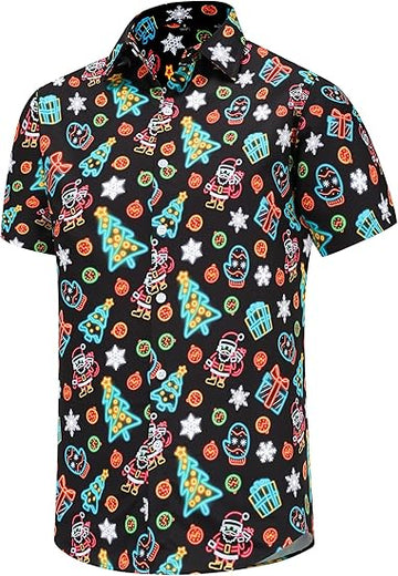 2025 Christmas Sparkling Lights Holiday Hawaiian Shirt – Moonbestprint
