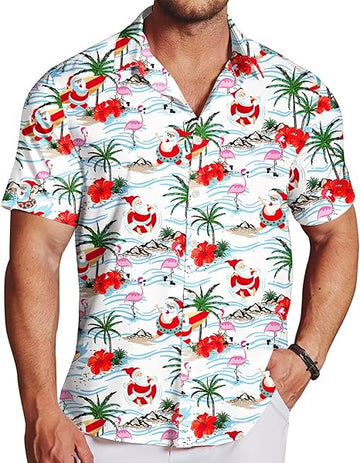 2025 Christmas Chill Santa Holiday Hawaiian Shirt – Moonbestprint