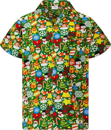 2025 Christmas Joyful Classic Pattern Hawaiian Shirt – Moonbestprint