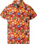 2025 Christmas Holiday Icons Hawaiian Shirt Red – Moonbestprint
