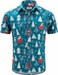 2025 Santa Hawaiian Shirt – Casual Christmas Vacation Button Down – Moonbestprint