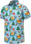 2025 Christmas Santa Relaxing on Duck Float Hawaiian Shirt – Moonbestprint