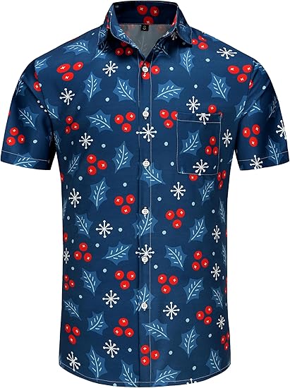 2025 Christmas Minimalist Christmas Design Hawaiian Shirt – Moonbestprint
