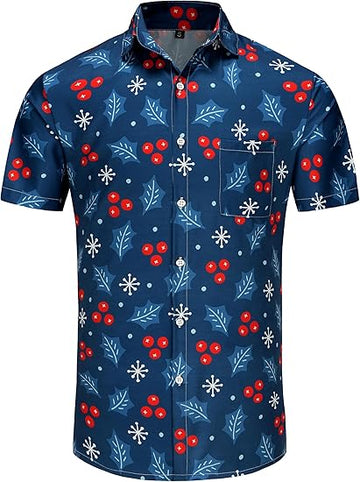 2025 Christmas Minimalist Christmas Design Hawaiian Shirt – Moonbestprint