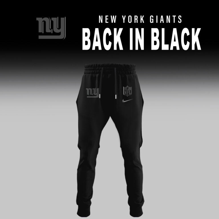 New York Giants 2025 Back In Black Limited Edition Shirt | JL22 Moonbestprint