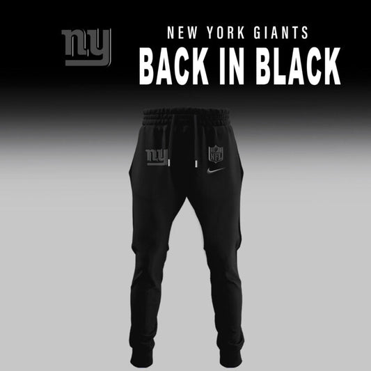 New York Giants 2025 Back In Black Limited Edition Shirt | JL22 Moonbestprint
