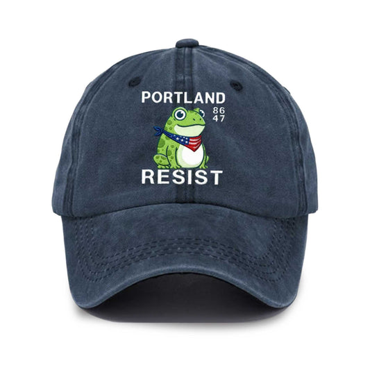 8647 Portland Frog Resist Baseball Cap -Moonbestprint