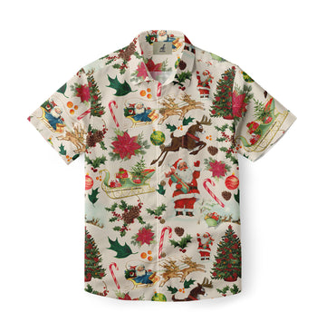 2025 Christmas Vibrant Traditional Christmas Hawaiian Shirt – Moonbestprint